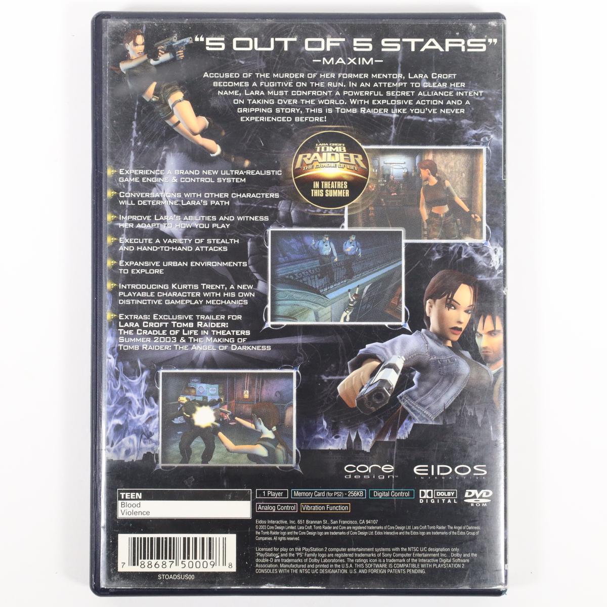 Tomb Raider: The Angel of Darkness - PlayStation 2 (Complete / Acceptable)
