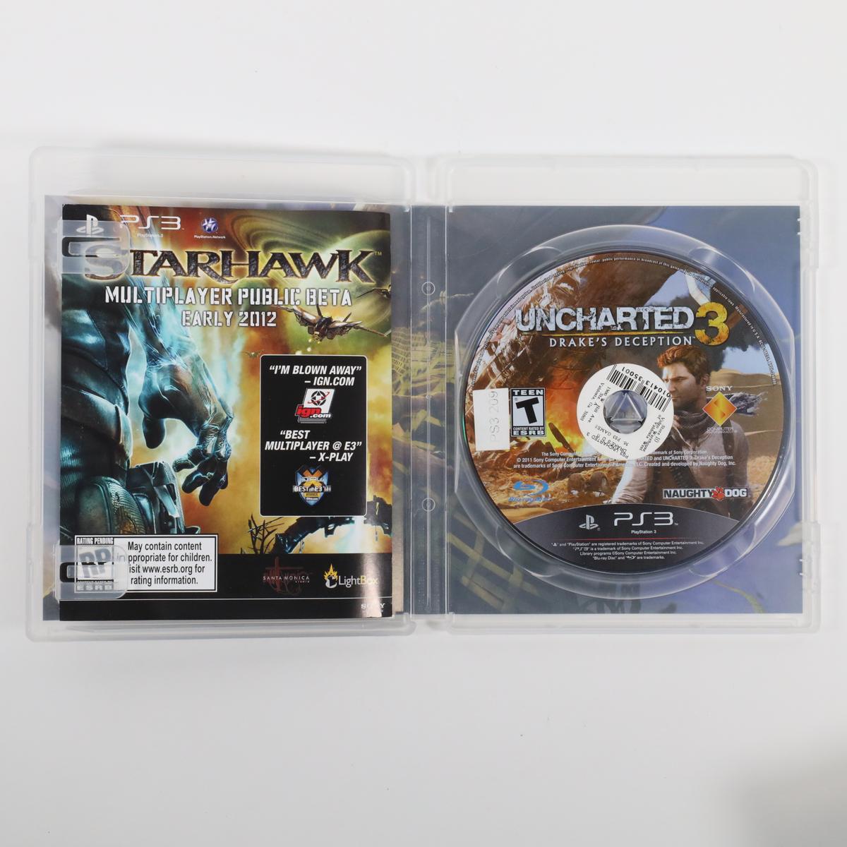 Uncharted 3: Drake's Deception - PlayStation 3 (Complete / Good)