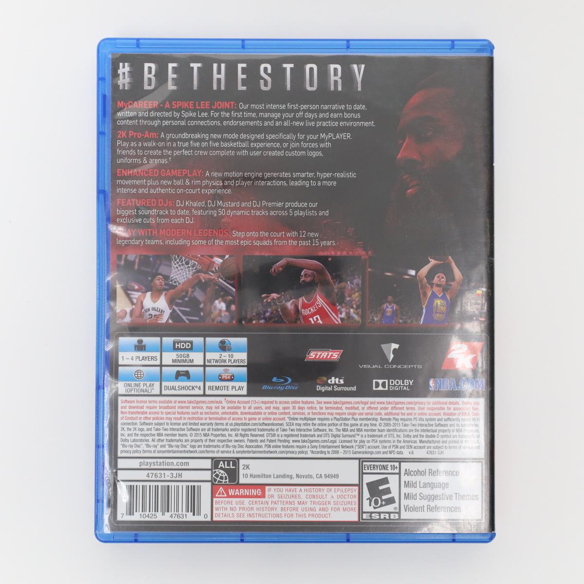 NBA 2K16 - PlayStation 4 (Complete / Good)