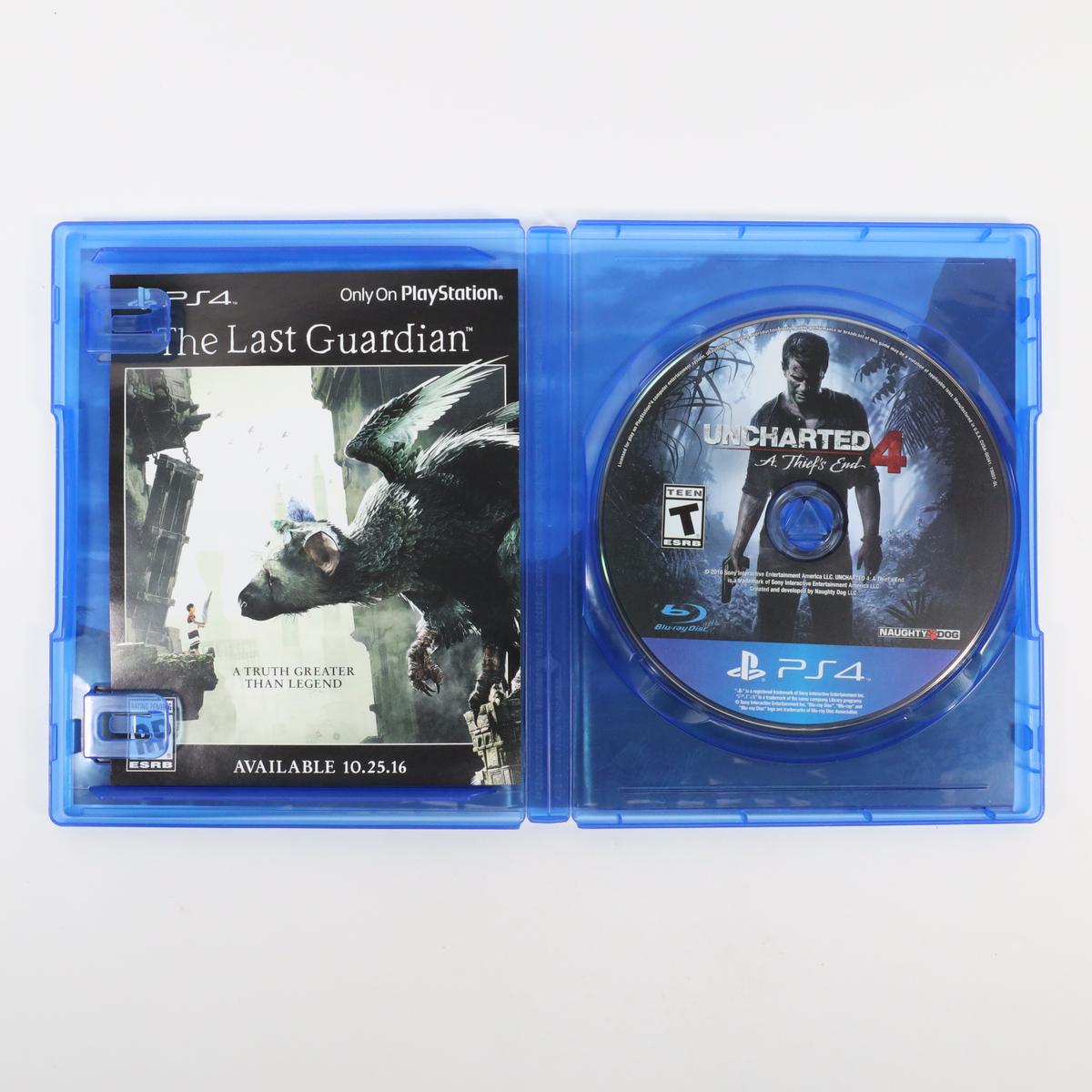 Uncharted 4 A Thief's End - PlayStation 4 (Complete / Good)