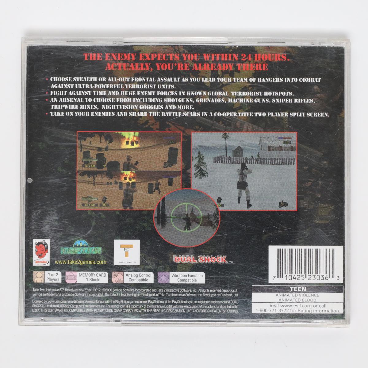 Spec Ops: Stealth Patrol - PlayStation (Complete / Good)