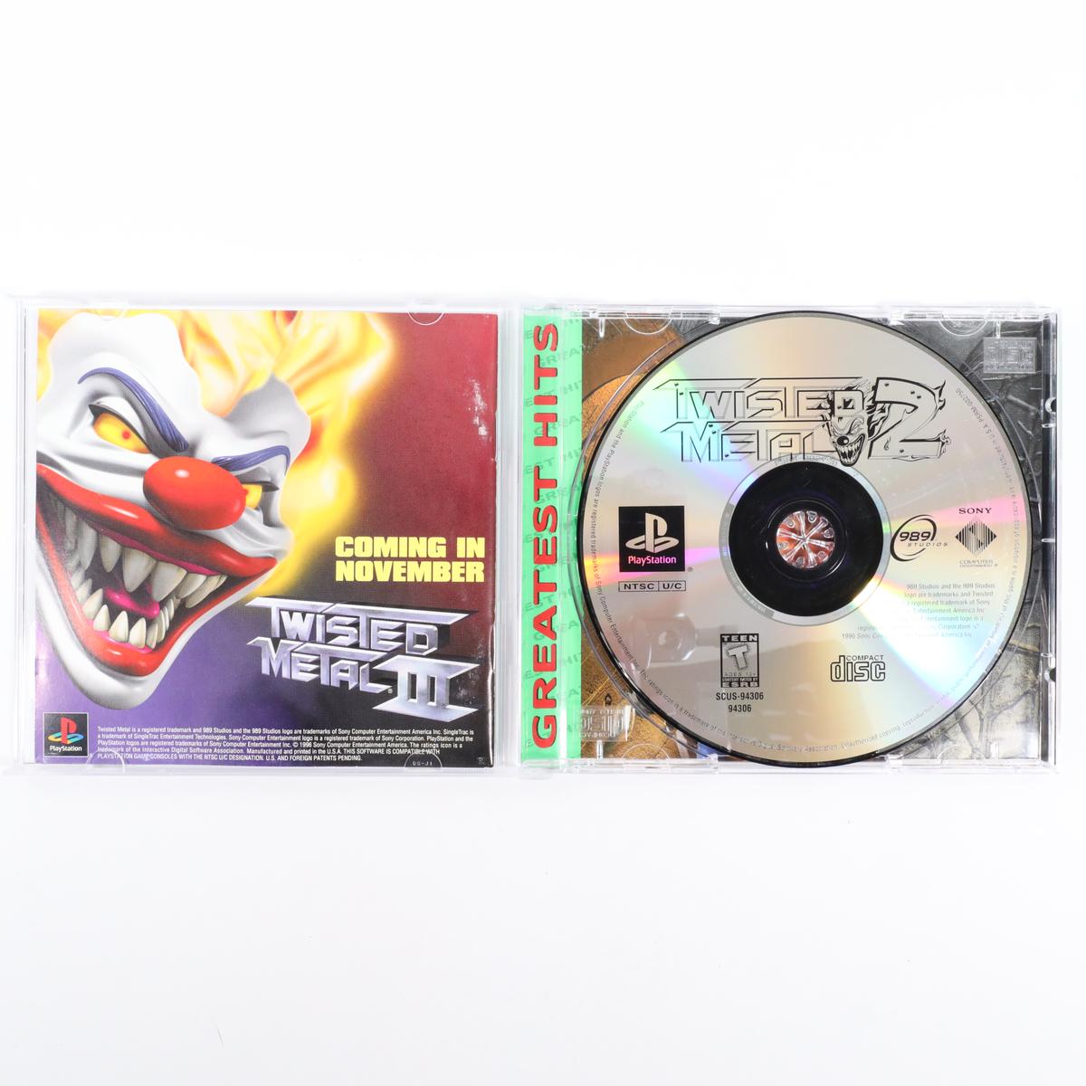 Twisted Metal 2 - PlayStation (Complete / Good)