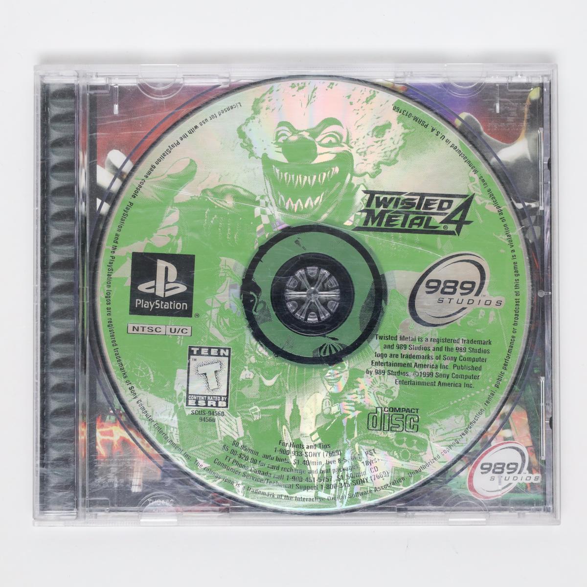 Twisted Metal 4 - PlayStation (Loose / Acceptable)