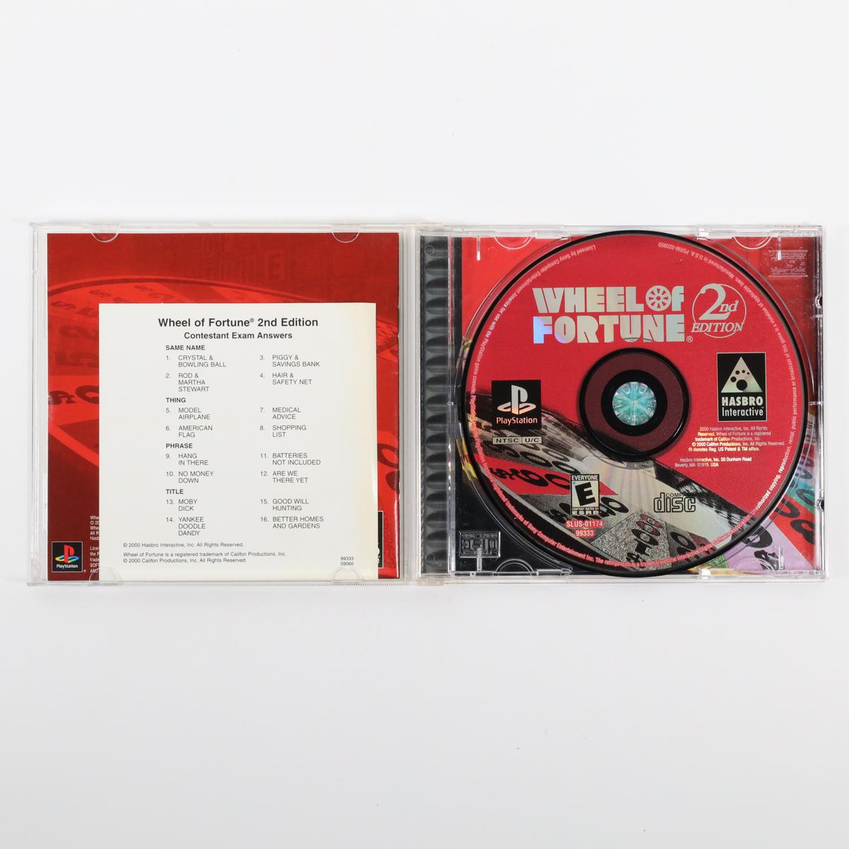 Wheel of Fortune 2nd Edition - PlayStation (Complete / Good)