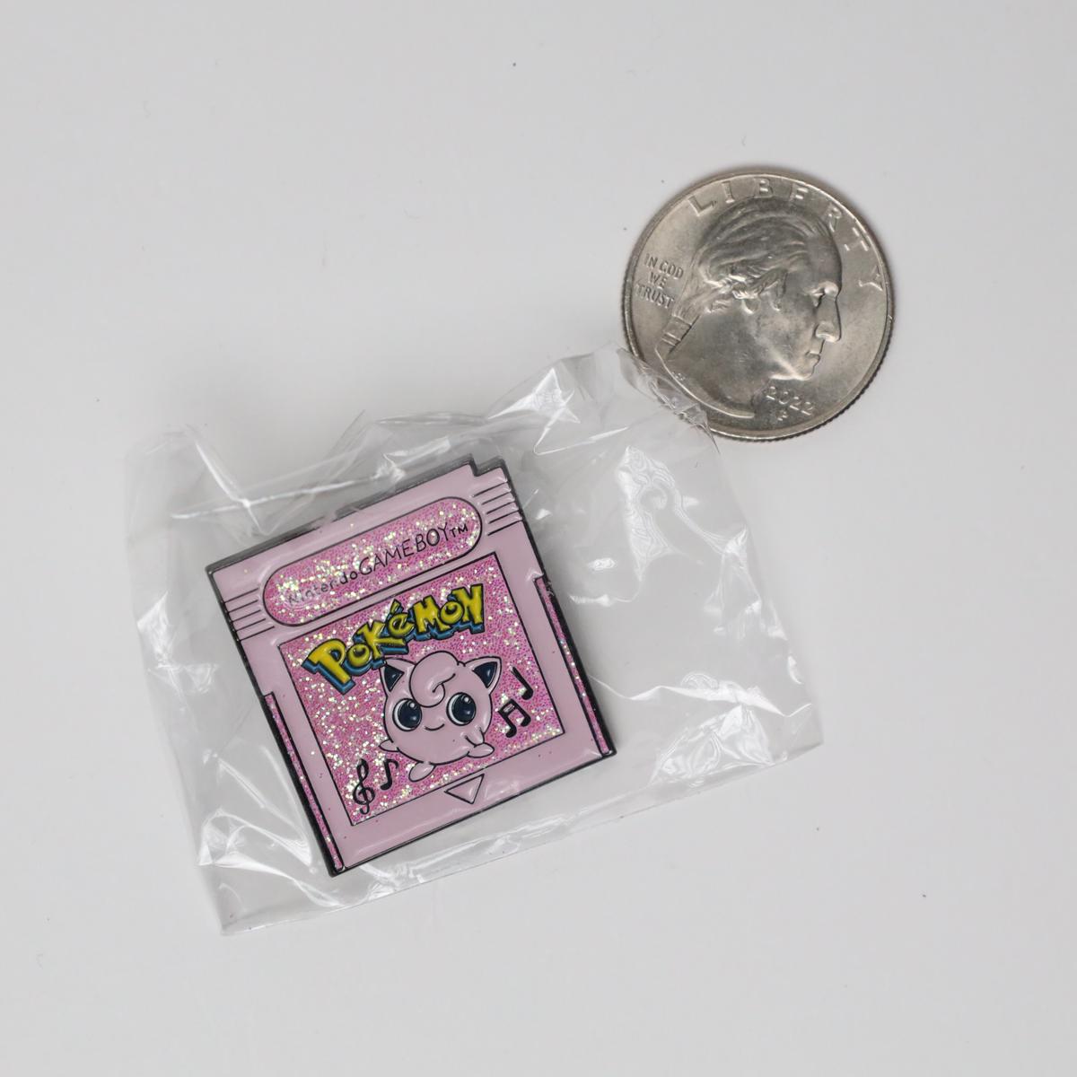 Pokemon Jigglypuff Gameboy Game Cartridge Enamel Pin