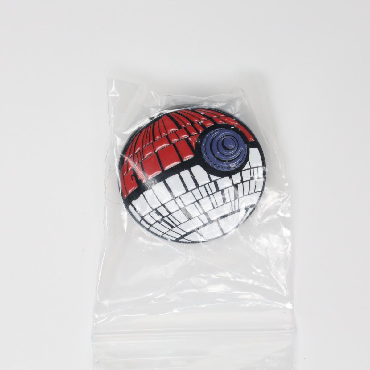 Pokemon Pokeball Star Wars Death Star Enamel Pin