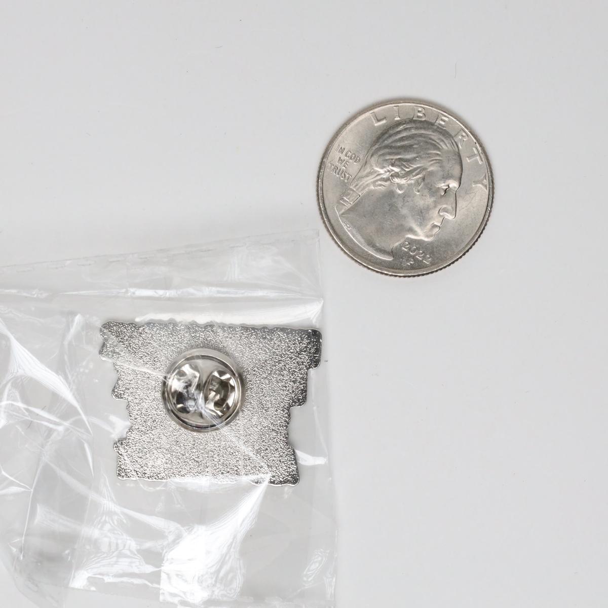 Put Your Hair Up And Handle It Text Enamel Pin