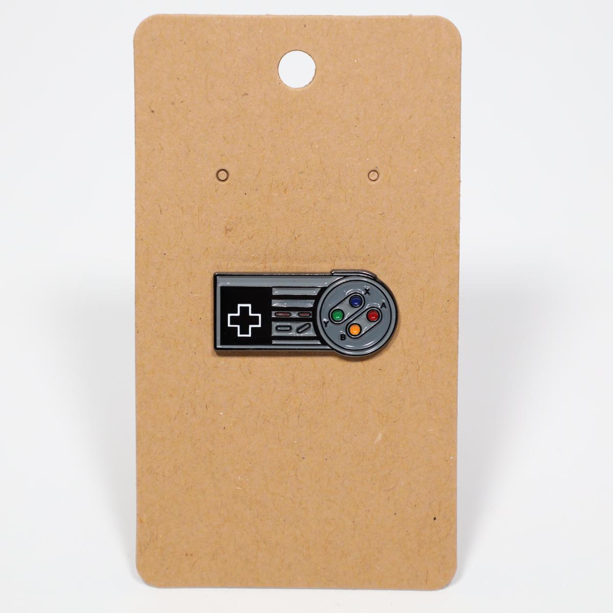 Retro Nintendo Game Controller Enamel Pin
