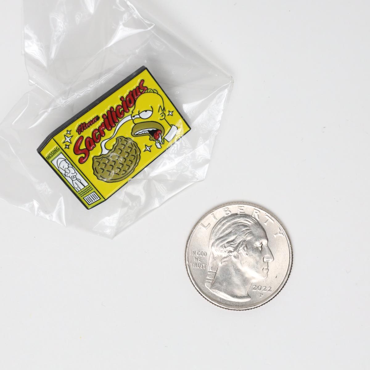 Sacrilicious Homer Simpson Enamel Pin