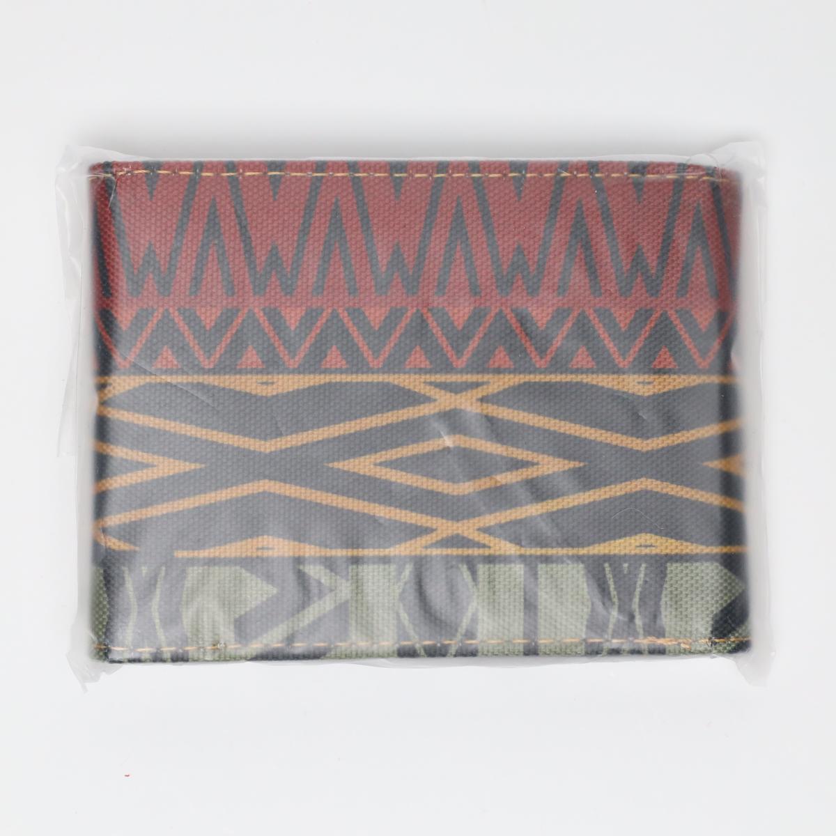 Secured Rasta Marijuana Themed Fabric Bifold Wallet