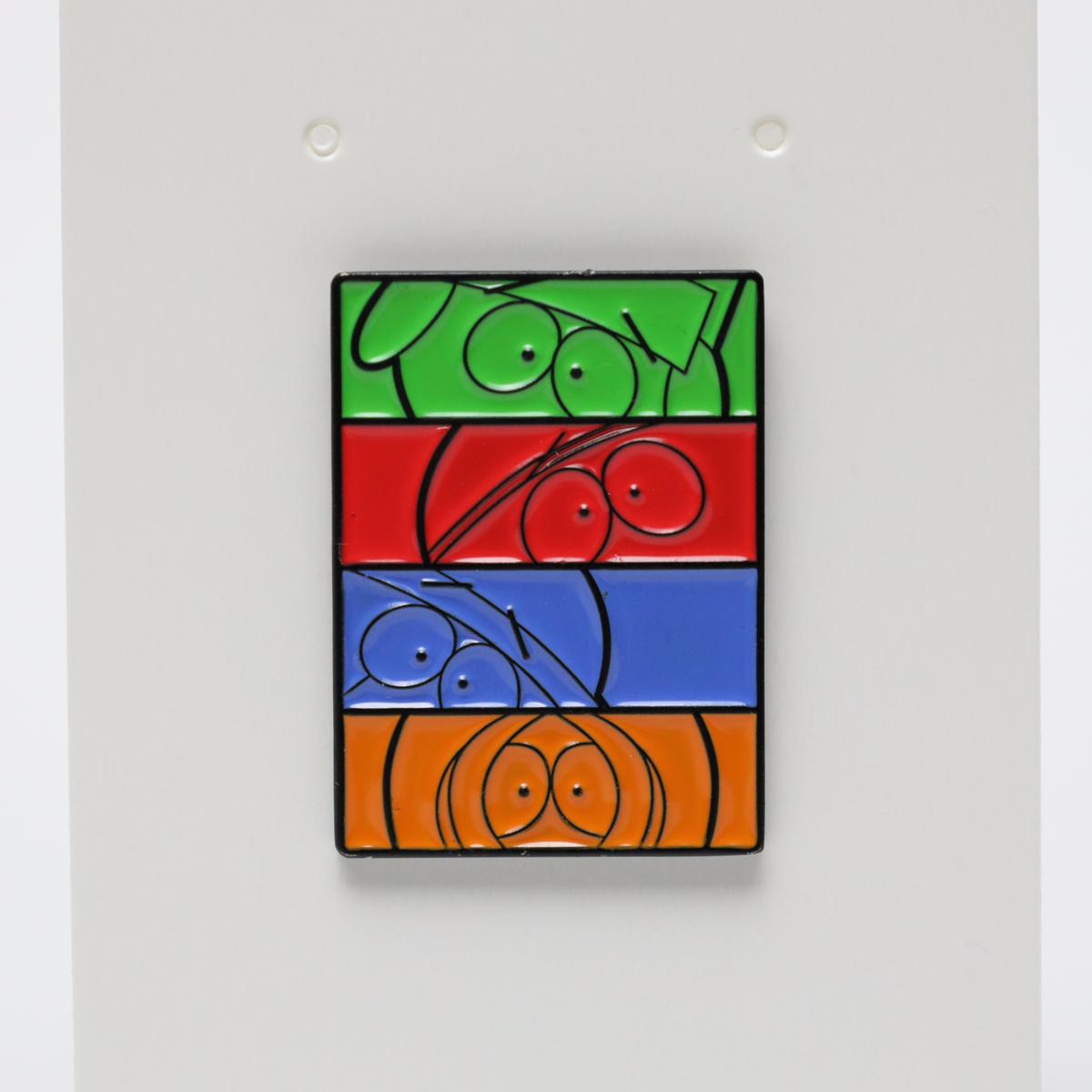 Southpark Rectangle Characters Enamel Pin