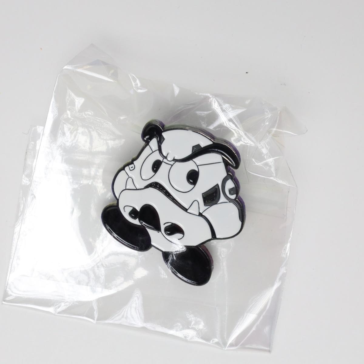 Star Wars Stormtrooper x Mario Goomba Enamel Pin