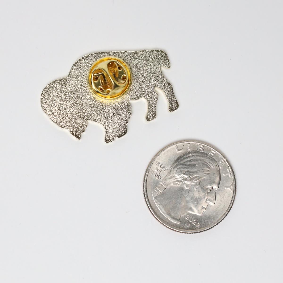Starry Night Buffalo Enamel Pin