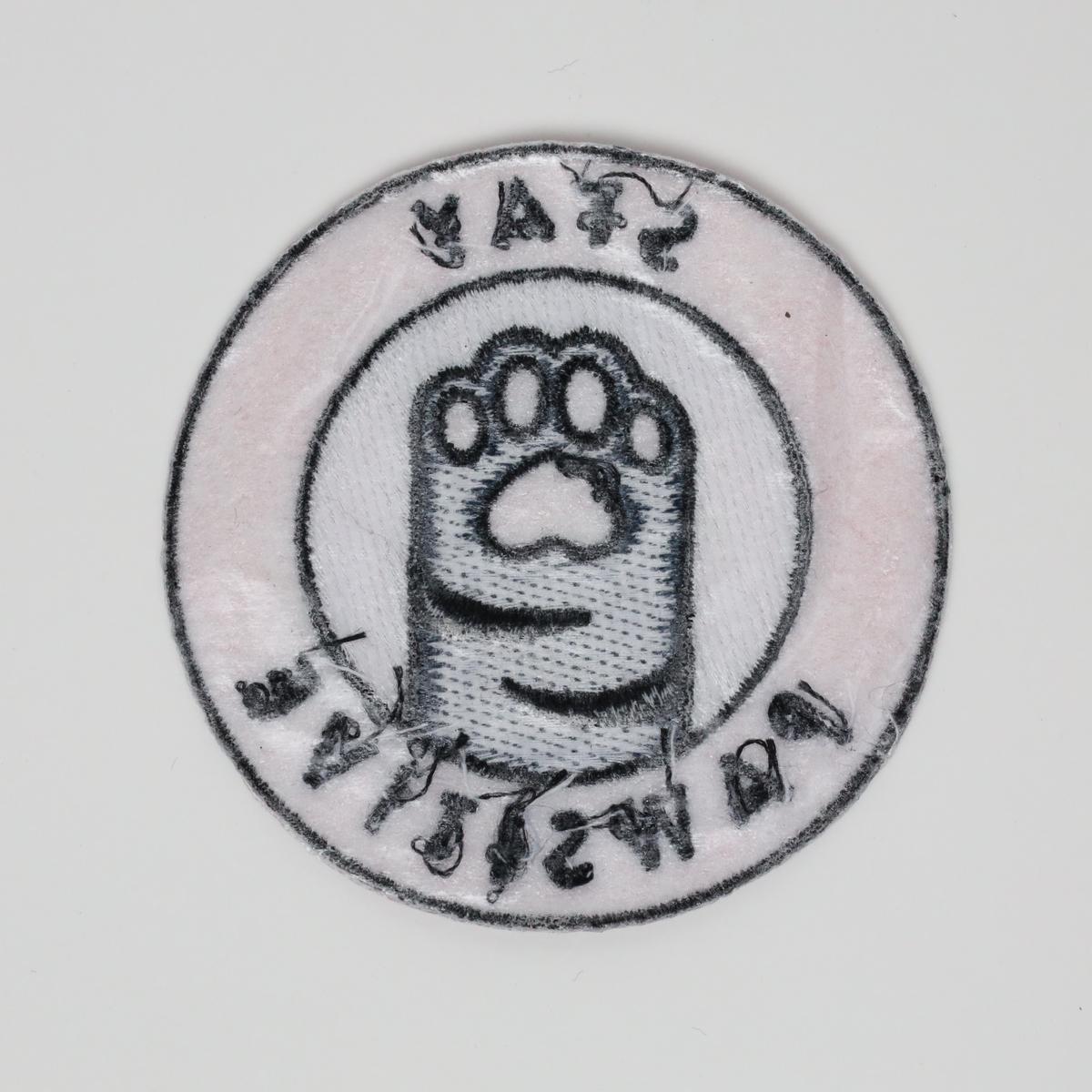 Stay Pawsitive Encouragement Iron On Patch