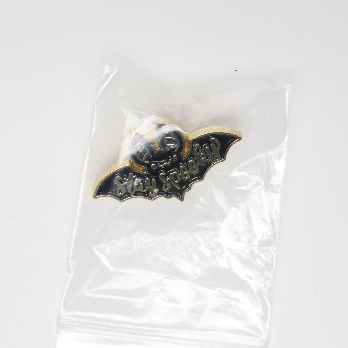 Stay Spooky Bat Enamel Pin