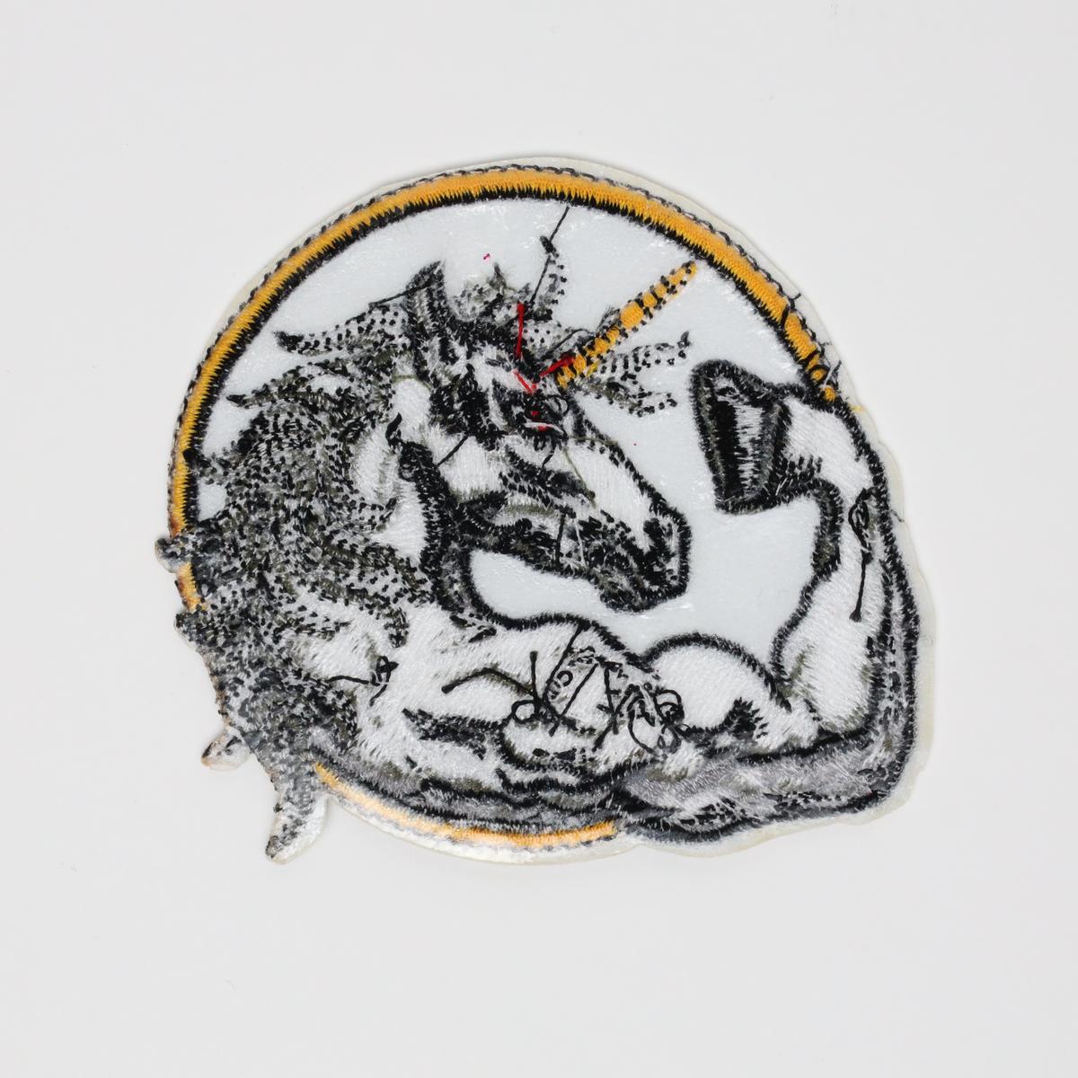 Strong Unicorn Embroidered Iron On Patch