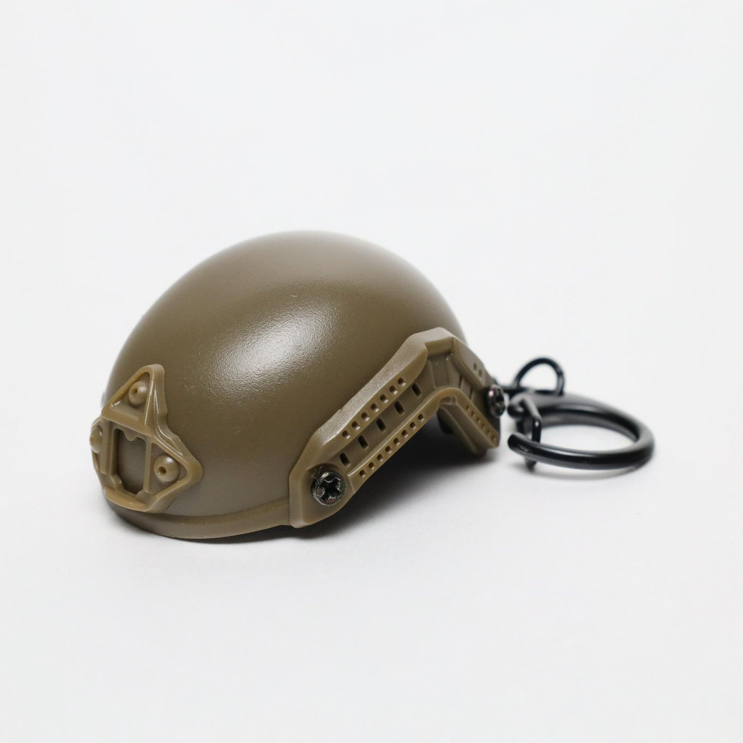 Tan Tactical Fast Helmet Bottle Opener Keychain