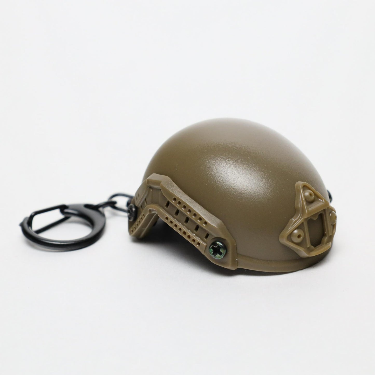 Tan Tactical Fast Helmet Bottle Opener Keychain