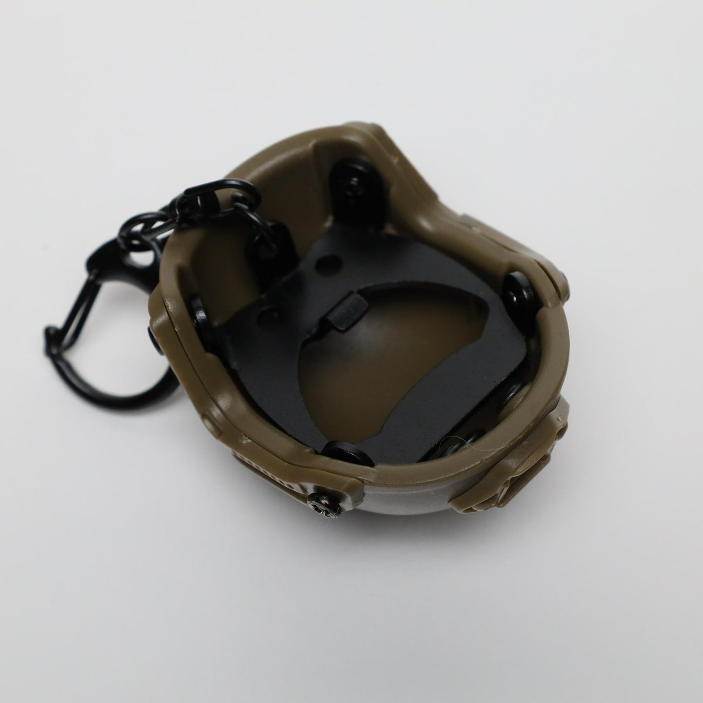 Tan Tactical Fast Helmet Bottle Opener Keychain