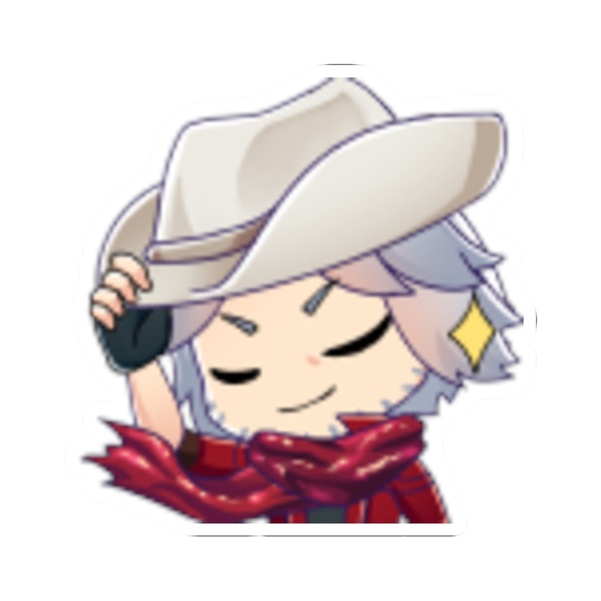 tarenrDanteHatTip Emote Sticker