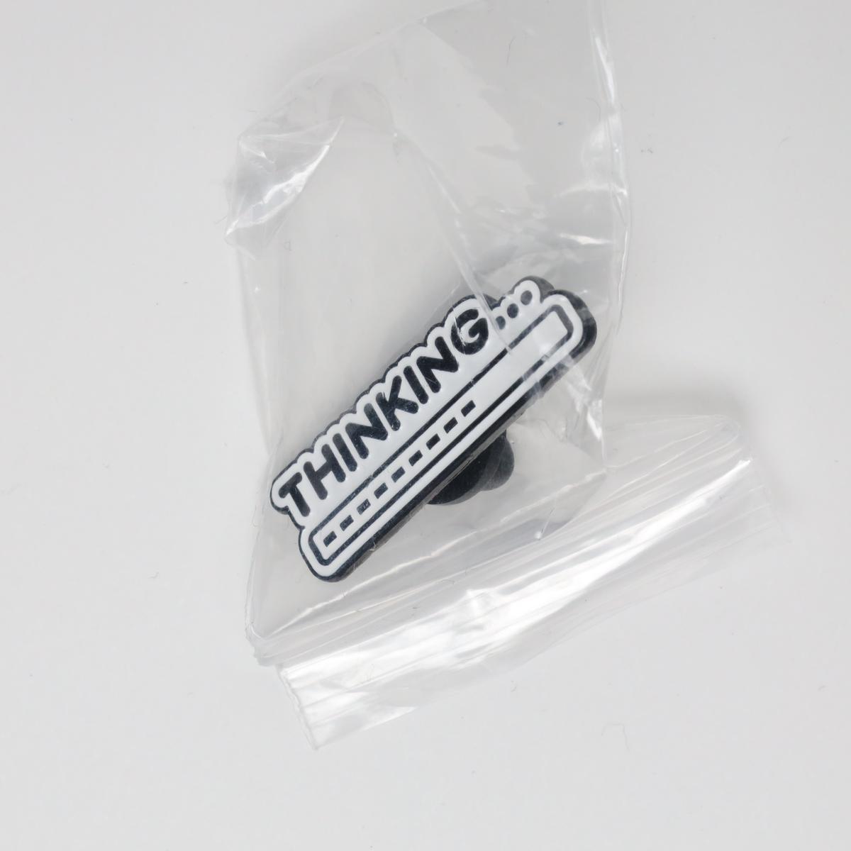Thinking Loading Bar Enamel Pin