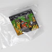 This is Fine Meme Dog in Room Enamel Pin
