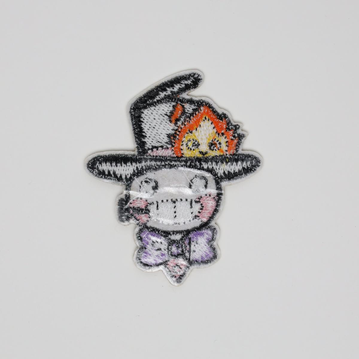 Turnip Head Calcifer Ghibli Howl’s Moving Castle Embroidered Iron On Patch