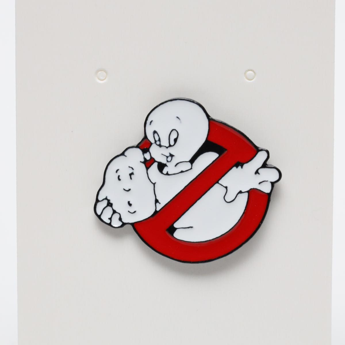 Tweety Ghostbusters Logo Enamel Pin