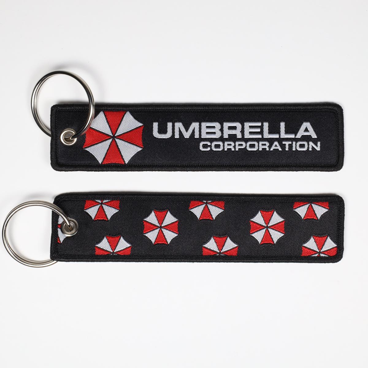 Umbrella Corporation Logo Resident Evil Embroidered Keychain