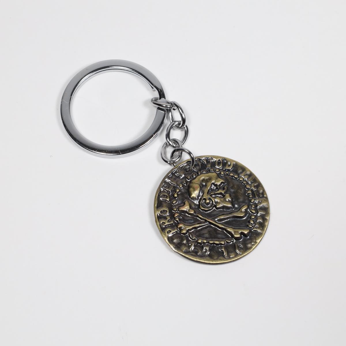 Uncharted 4 A Thief's End Henry Avery Pirate Metal Coin Keychain