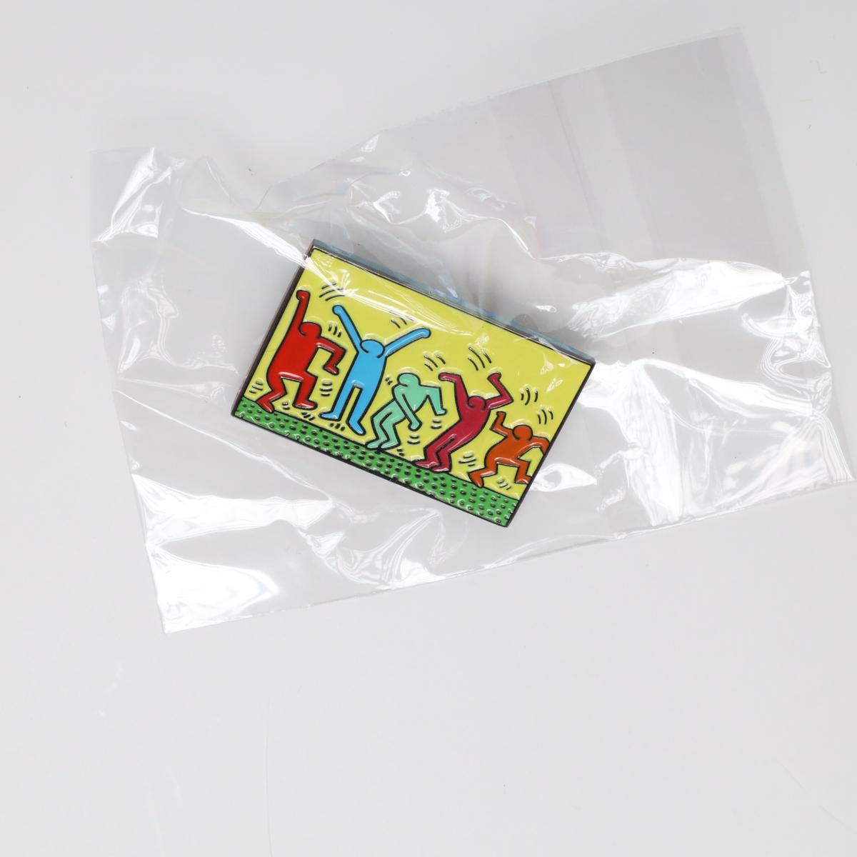 Untitled Dance by Keith Haring Expressionism Enamel Pin