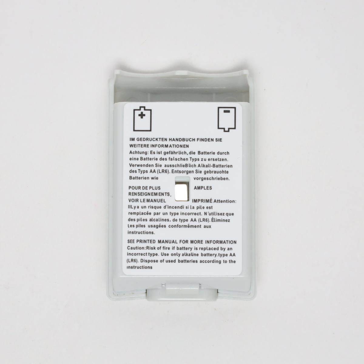 White Battery Cover for Microsoft Xbox 360 Controller - Xbox 360 (Color / Platform)