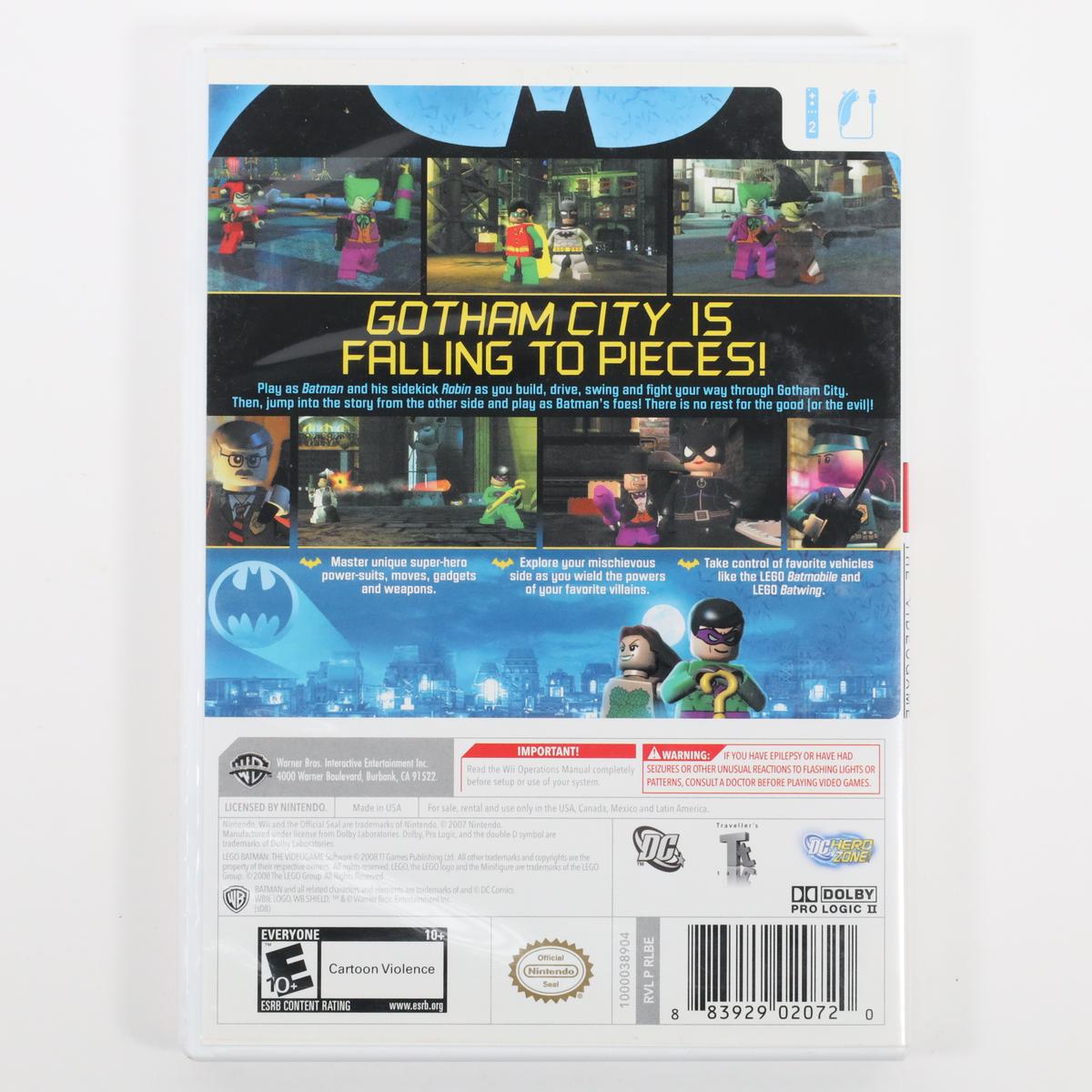 LEGO Batman The Videogame - Wii (Complete / Good)