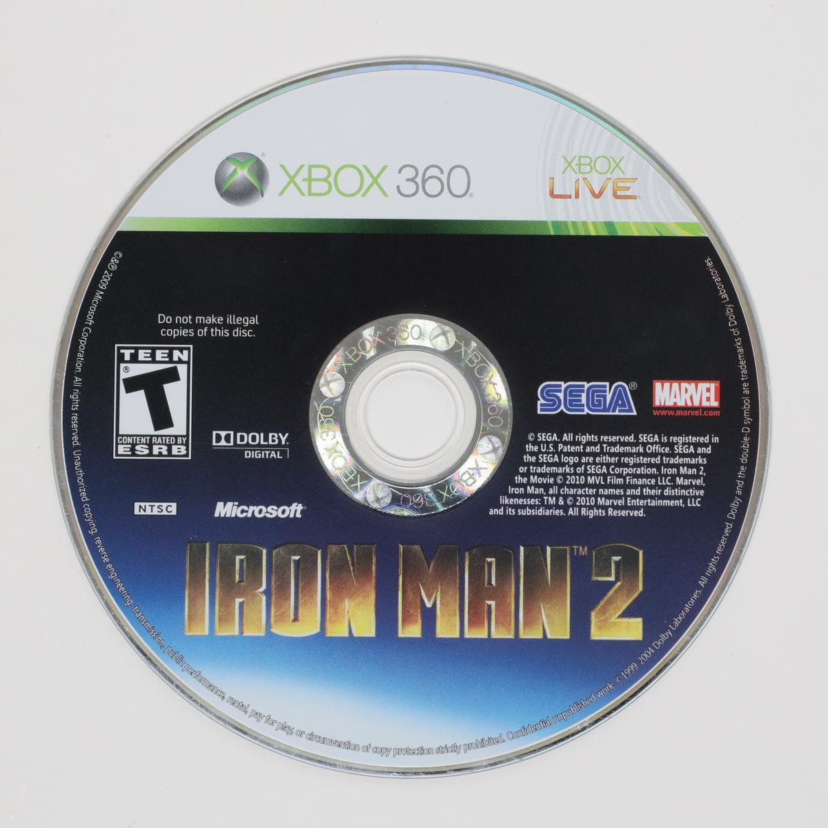 Iron Man 2 - Xbox 360 (Loose / Good)