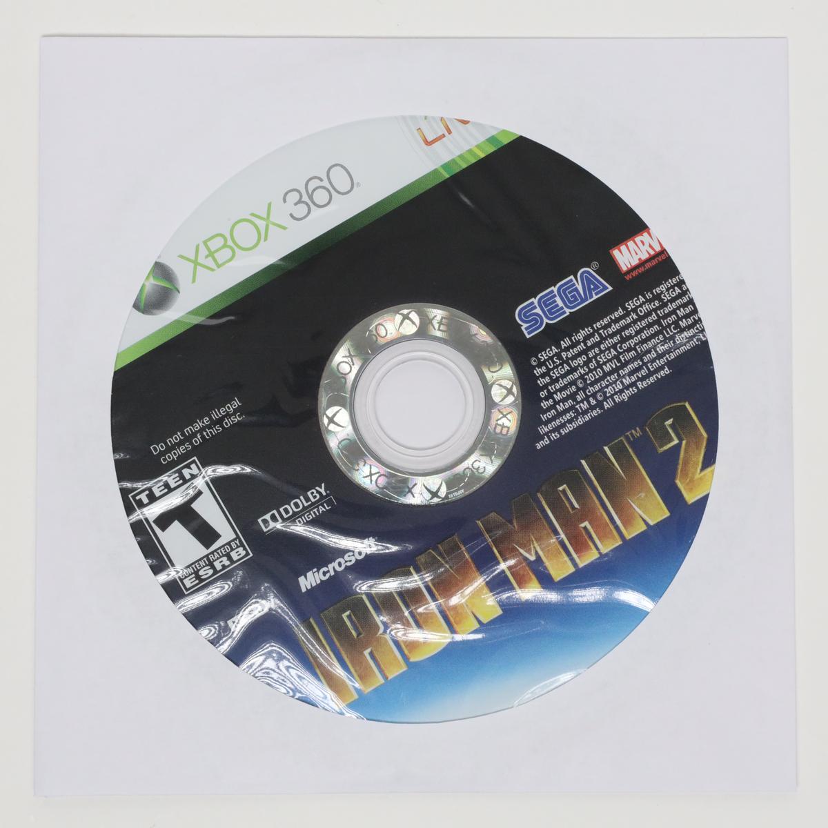 Iron Man 2 - Xbox 360 (Loose / Good)