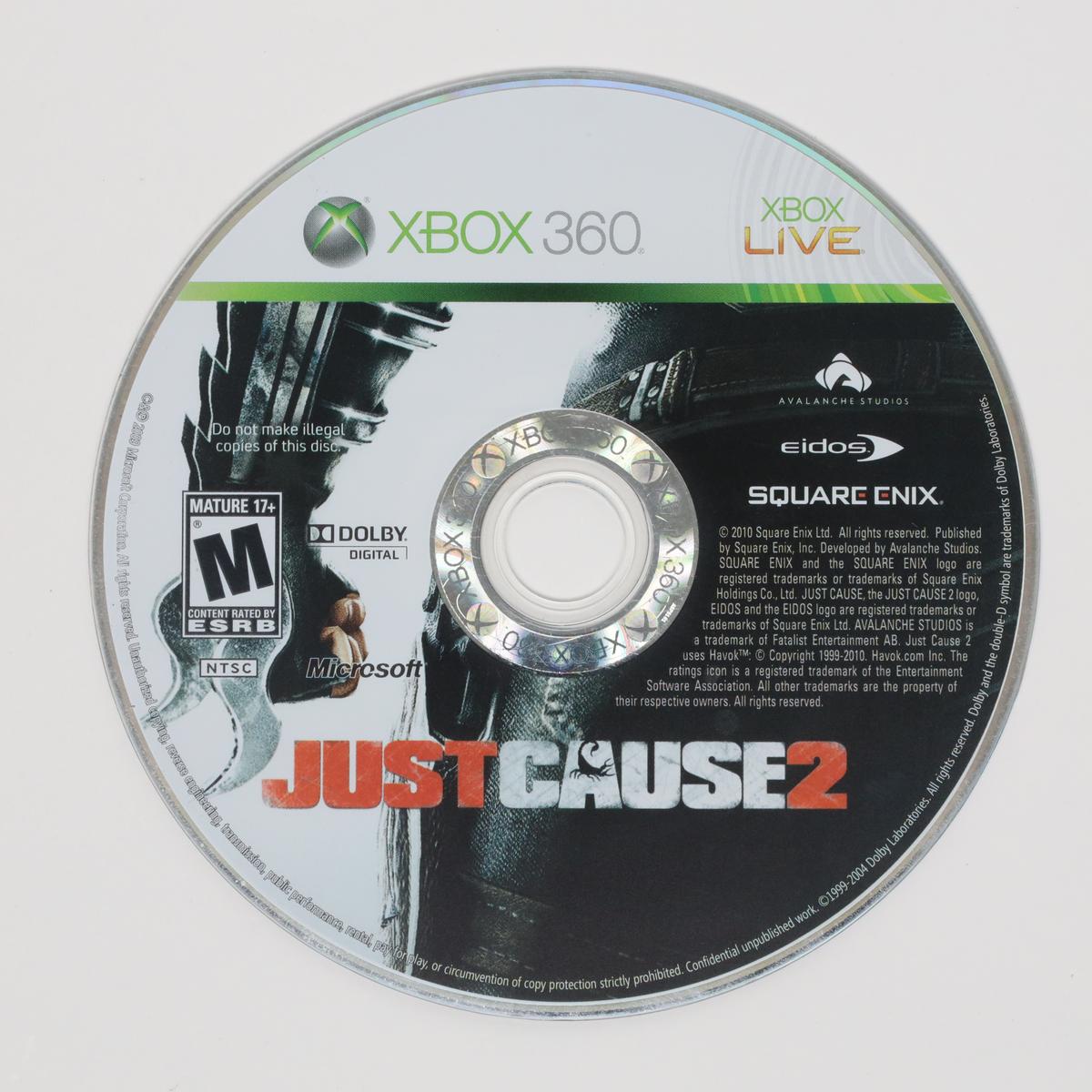 Just Cause 2 - Xbox 360 (Loose / Good)