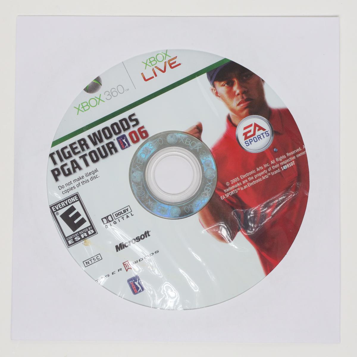 Tiger Woods 2006 - Xbox 360 (Loose / Good)