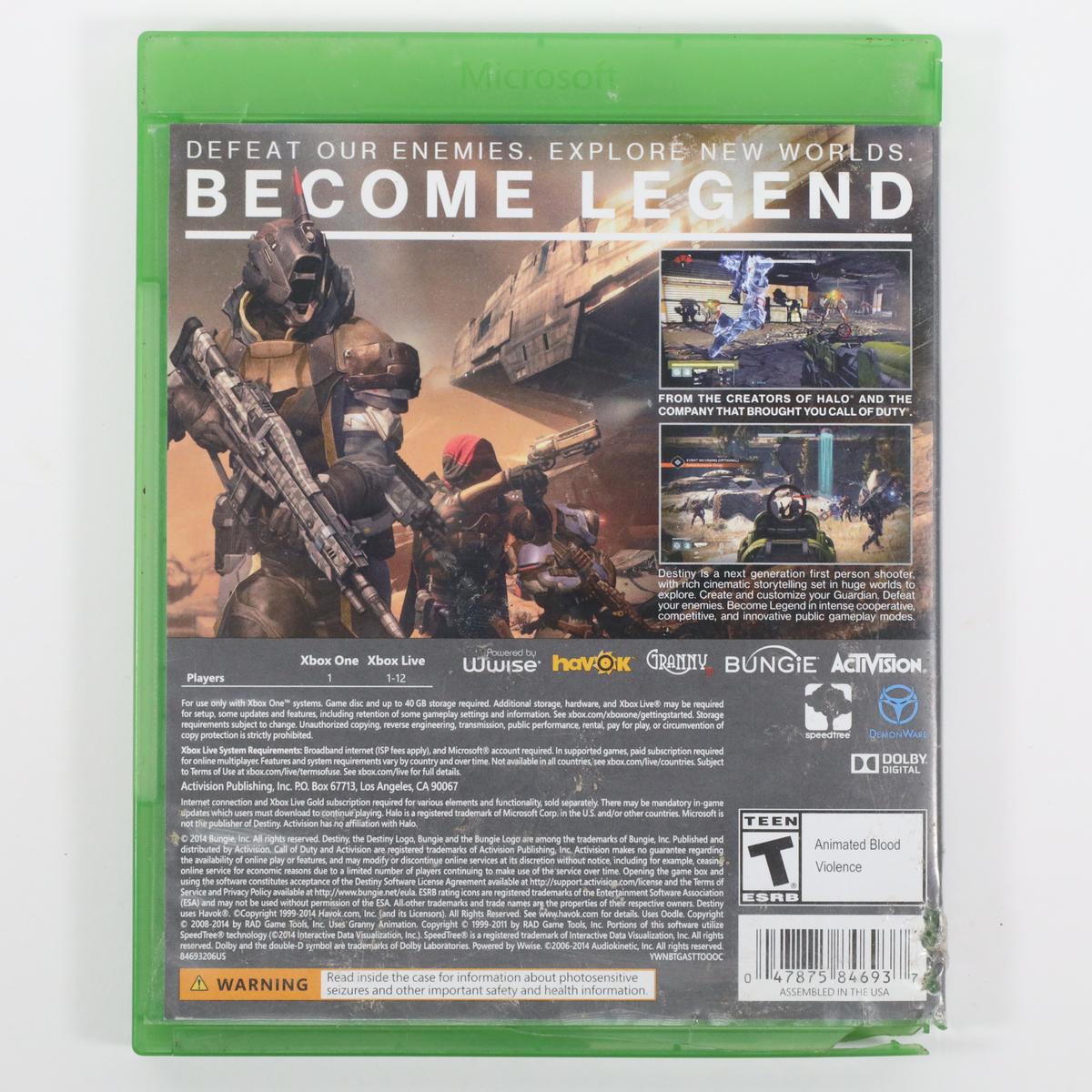 Destiny - Xbox One (Complete / Acceptable)