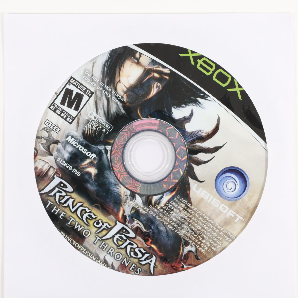 Prince of Persia Two Thrones - Xbox (Loose / Good)