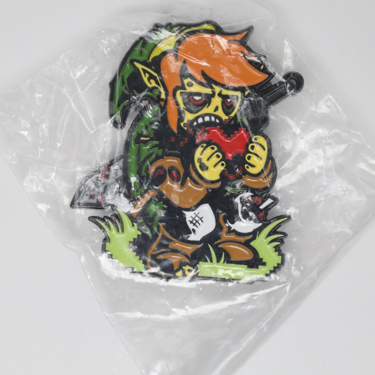 Zelda Zombie Link Eating Heart Enamel Pin