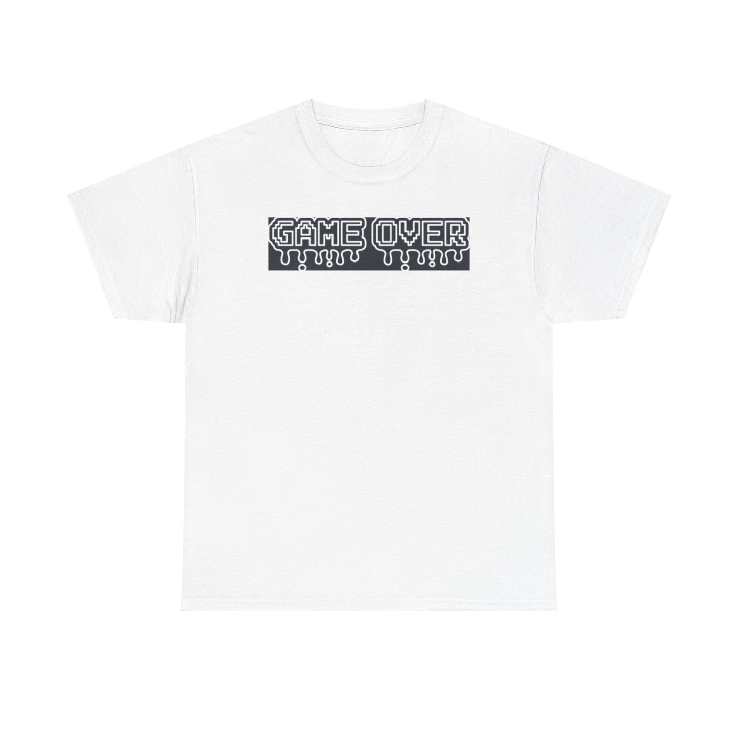 Game Over Drip T-Shirt — Retro Arcade Pixel Tee