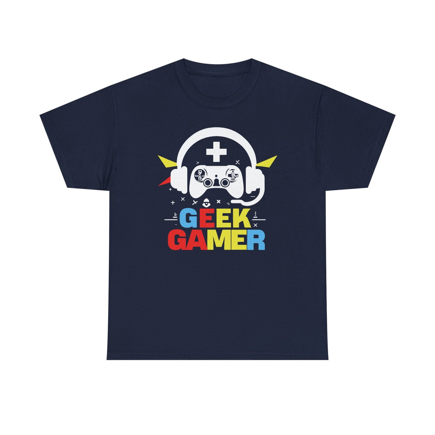 Geek Gamer T-Shirt — Colorful Retro Gaming Tee