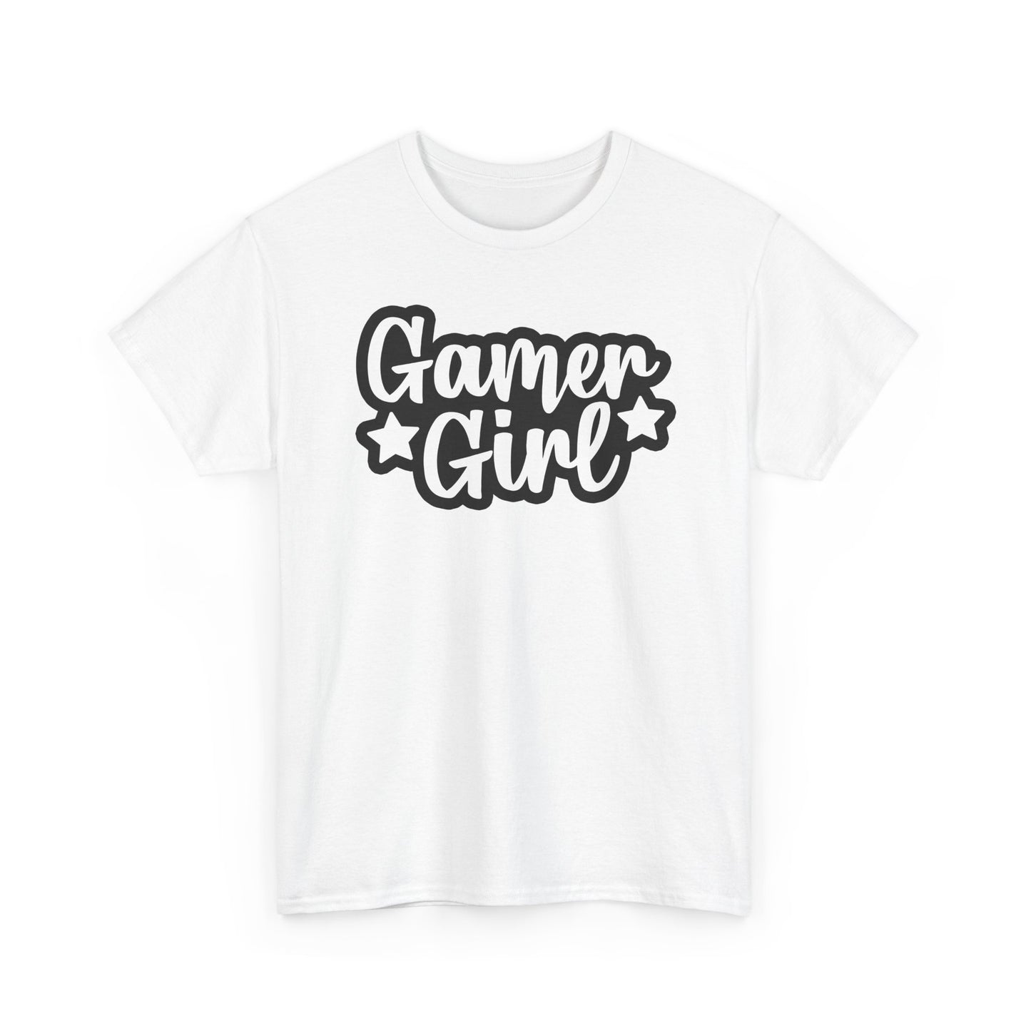 Gamer Girl Script T-Shirt — Cute Women Who Game Tee