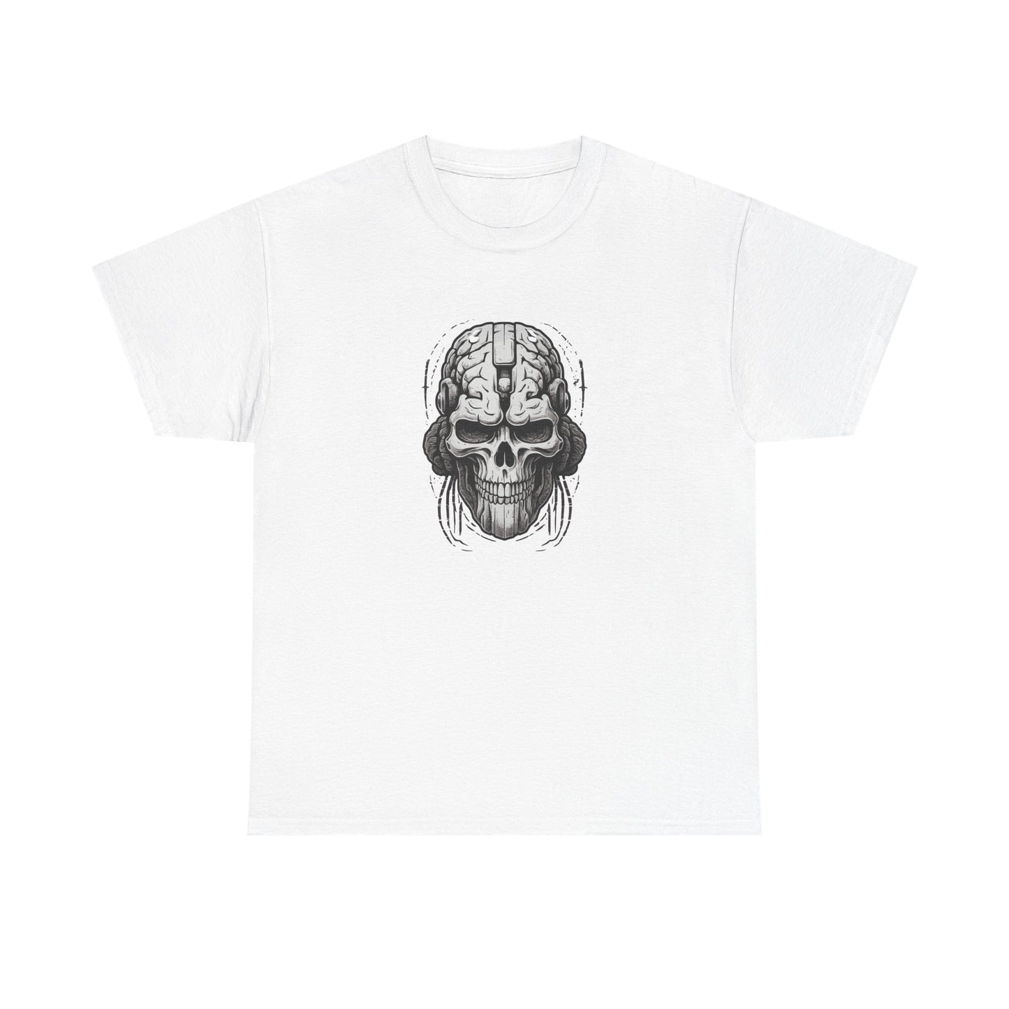 Brainskull T-Shirt — Skull Brain Dark Art Tee