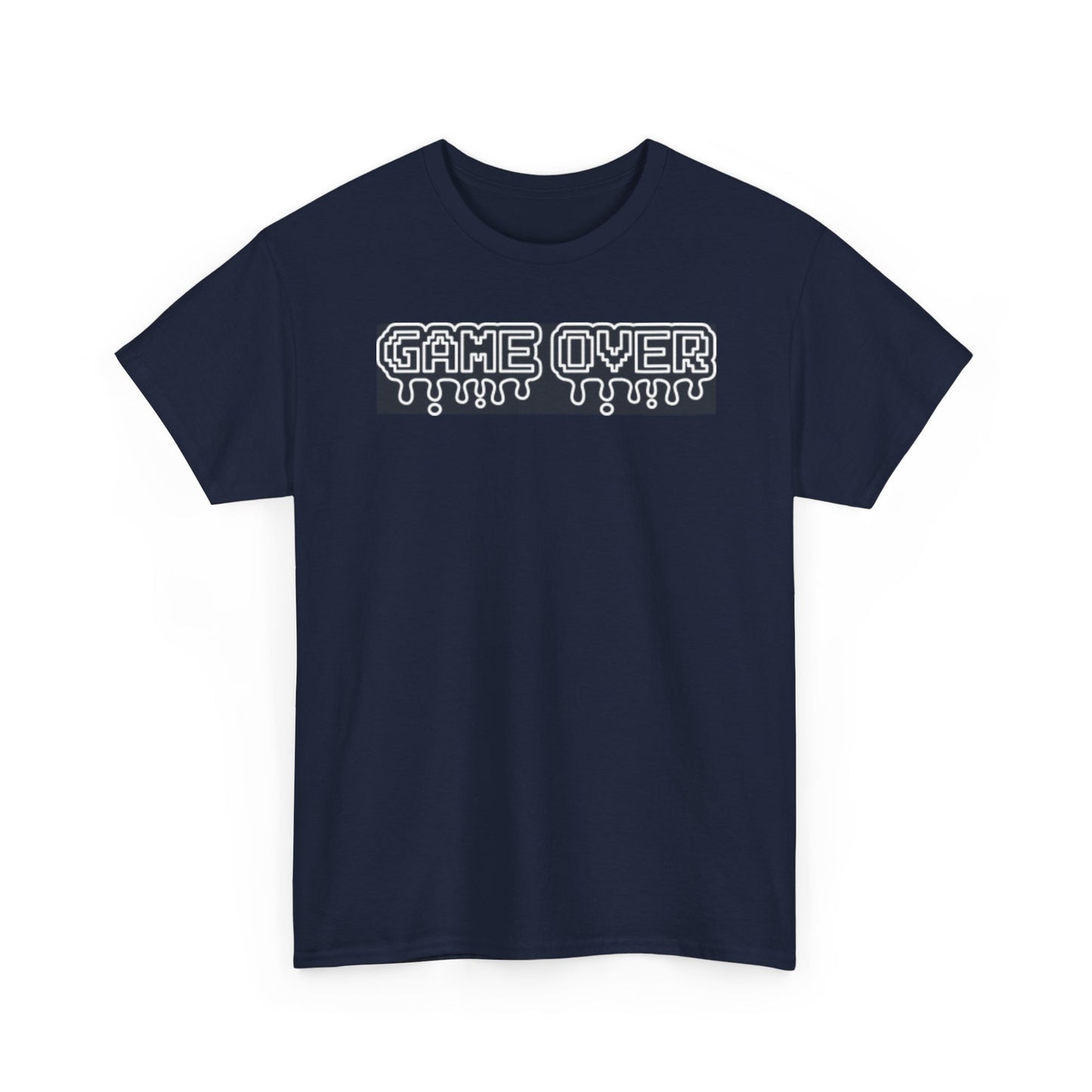 Game Over Drip T-Shirt — Retro Arcade Pixel Tee