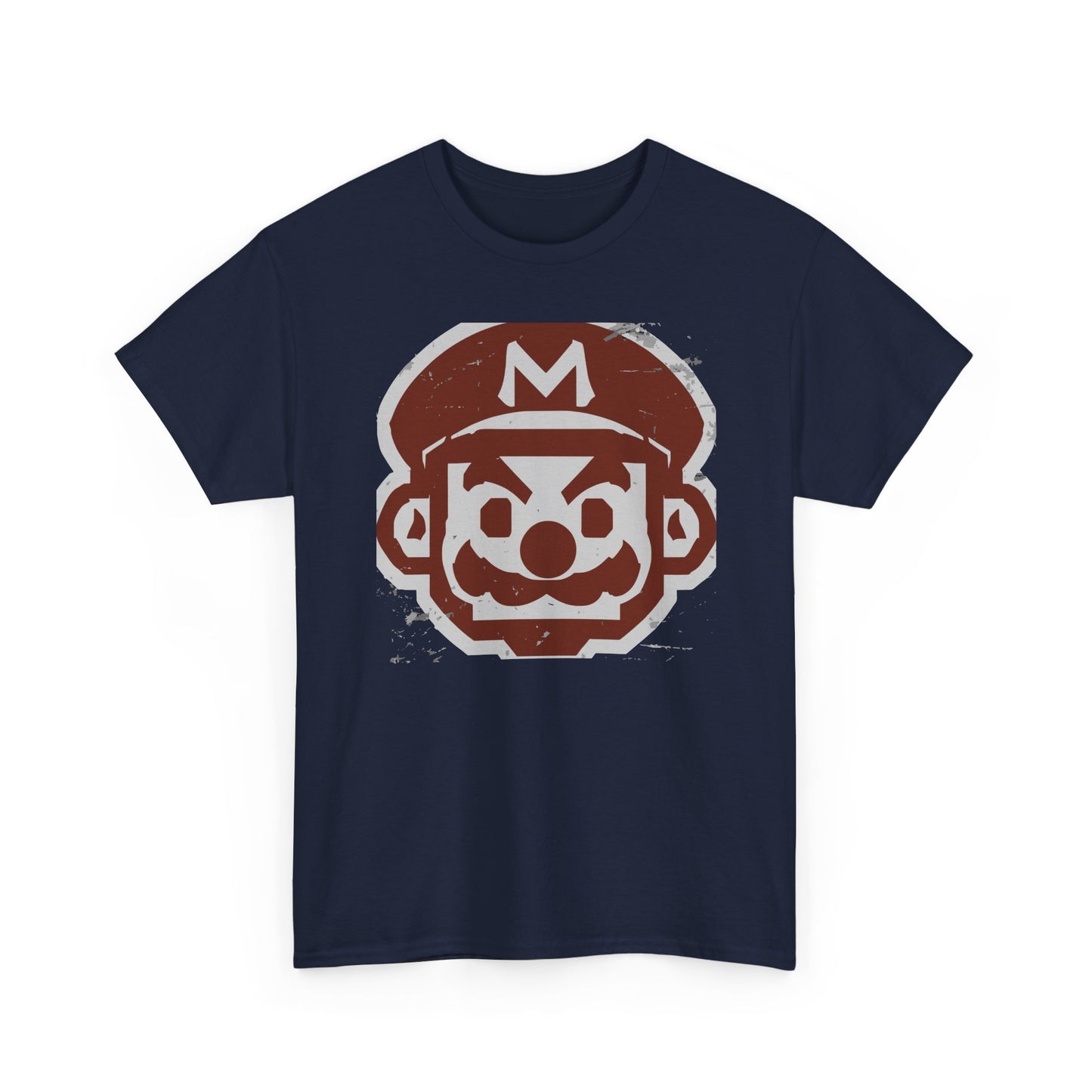 Plumber Hero Emblem T-Shirt — Distressed Retro Gaming Tee