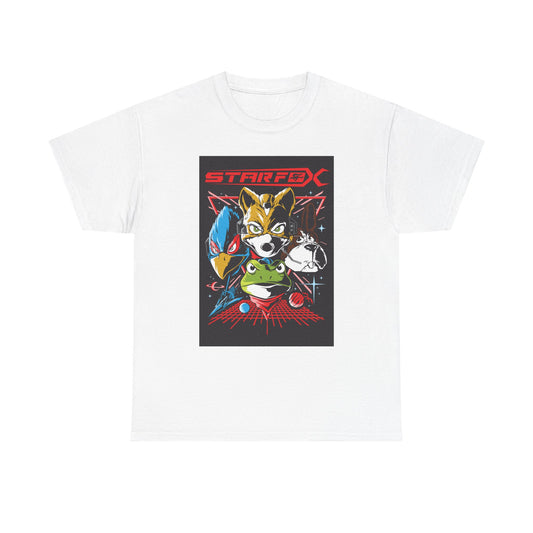 Cosmic Animal Squadron T-Shirt — Retro Space Shooter Tee