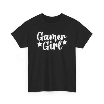 Gamer Girl Script T-Shirt — Cute Women Who Game Tee