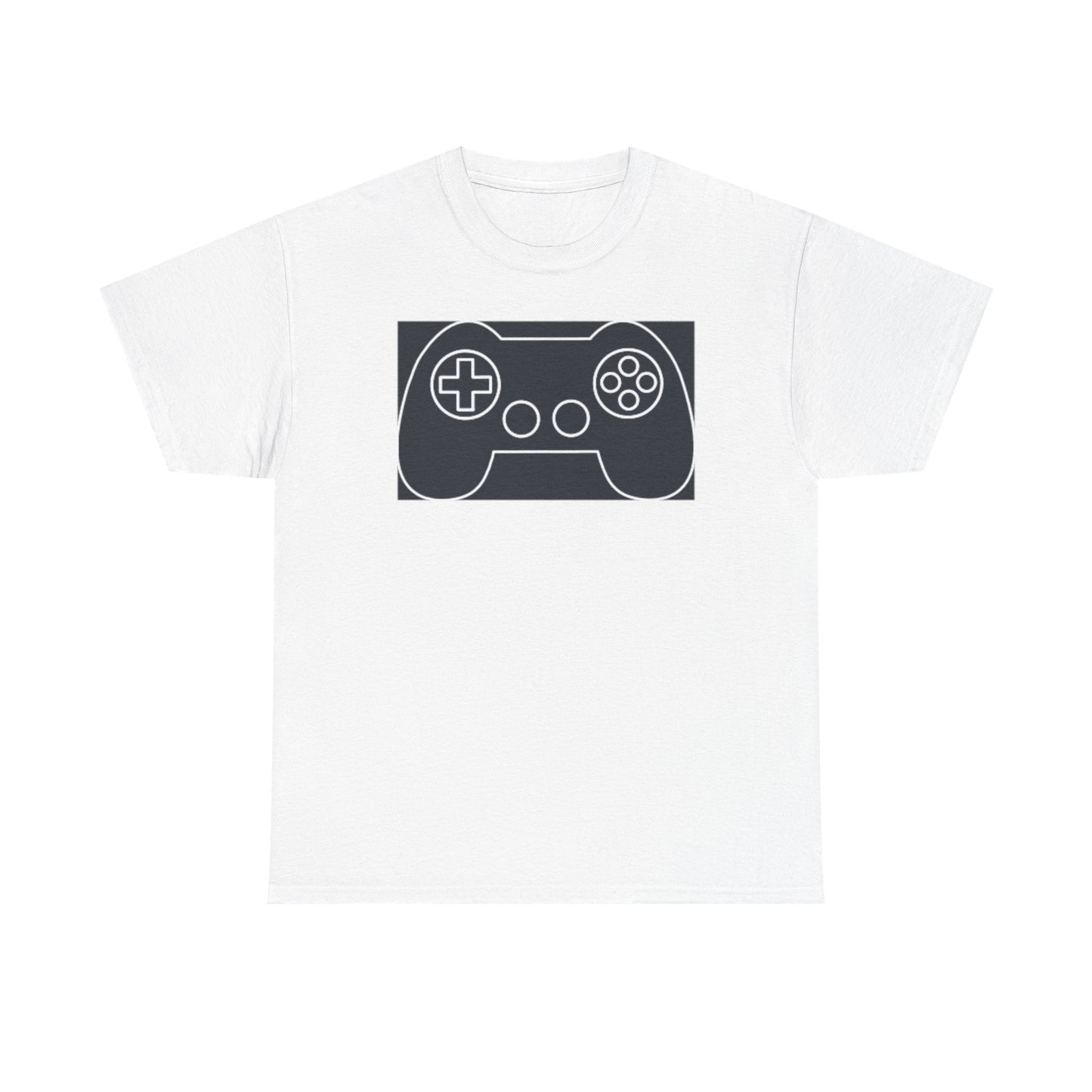 Controller Outline T-Shirt — Minimalist Line Art Gamer Tee