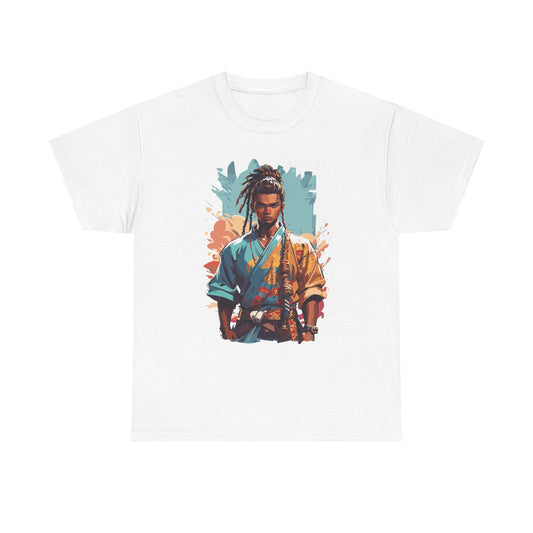 Wandering Blade Samurai T-Shirt — Anime Warrior Art Tee